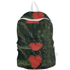 Valentine Day Heart Love Foldable Lightweight Backpack by artworkshop