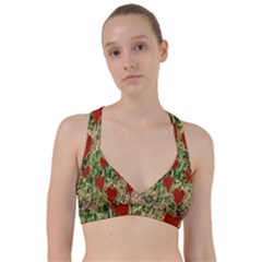 Valentine Day Heart Pattern Love Sweetheart Sports Bra by artworkshop