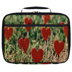 Valentine Day Heart Pattern Love Full Print Lunch Bag by artworkshop