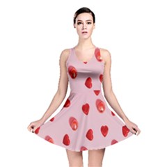 Valentine Day Heart Pattern Reversible Skater Dress by artworkshop