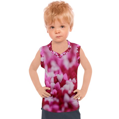 Valentine Day Heart Symbol Capsule Kids  Sport Tank Top by artworkshop