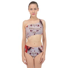 Valentine Gift Box Spliced Up Two Piece Swimsuit