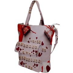 Valentine Gift Box Shoulder Tote Bag by artworkshop