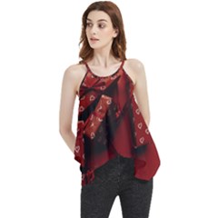 Valentines Gift Flowy Camisole Tank Top by artworkshop