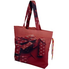 Valentines Gift Drawstring Tote Bag