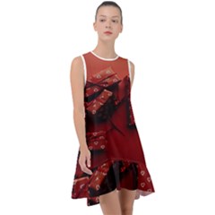 Valentines Gift Frill Swing Dress by artworkshop