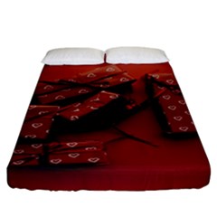 Valentines Gift Fitted Sheet (california King Size) by artworkshop
