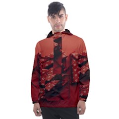 Valentines Gift Men s Front Pocket Pullover Windbreaker