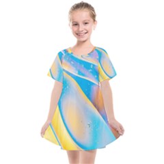Water And Sunflower Oil Kids  Smock Dress by artworkshop