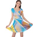 Water And Sunflower Oil Cap Sleeve Dress View1