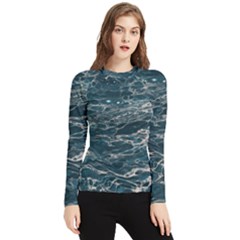 Water Sea Women s Long Sleeve Rash Guard by artworkshop