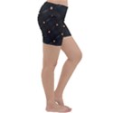 Midnight Kiss  Lightweight Velour Yoga Shorts View3