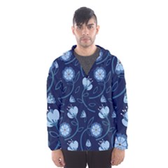 Flower Men s Hooded Windbreaker by zappwaits