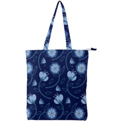 Flower Double Zip Up Tote Bag by zappwaits