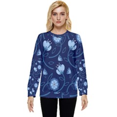 Flower Hidden Pocket Sweatshirt by zappwaits