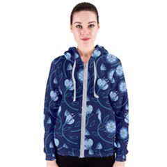 Flower Women s Zipper Hoodie by zappwaits