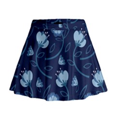 Flower Mini Flare Skirt by zappwaits