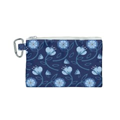 Flower Canvas Cosmetic Bag (small) by zappwaits