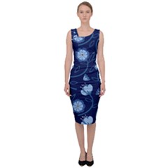 Flower Sleeveless Pencil Dress by zappwaits