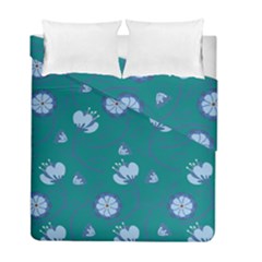 Floral-seamless-pattern Duvet Cover Double Side (Full/ Double Size)