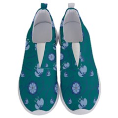 Floral-seamless-pattern No Lace Lightweight Shoes by zappwaits