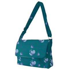 Floral-seamless-pattern Full Print Messenger Bag (s) by zappwaits