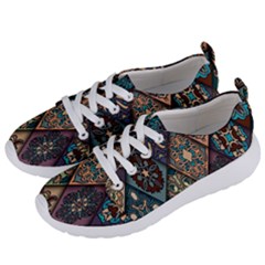 Flower Texture Women s Lightweight Sports Shoes by artworkshop