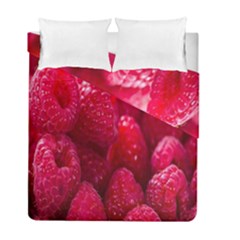 Raspberries Duvet Cover Double Side (full/ Double Size) by artworkshop