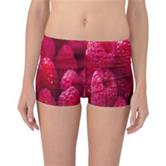 Raspberries Reversible Boyleg Bikini Bottoms by artworkshop