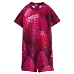 Raspberries Kids  Boyleg Half Suit Swimwear by artworkshop