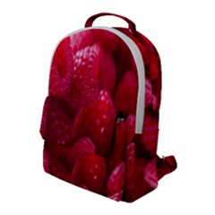 Raspberries Flap Pocket Backpack (large) by artworkshop