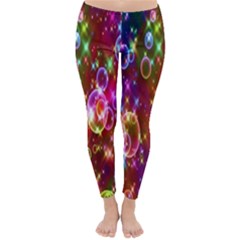 Rainbow Spectrum Bubbles Classic Winter Leggings