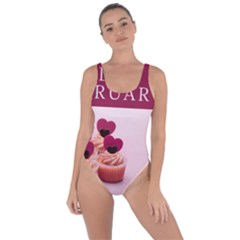 Hello February Text And Cupcakes Bring Sexy Back Swimsuit by artworkshop