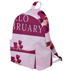 Hello February Text And Cupcakes The Plain Backpack by artworkshop