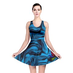 Texture Background Reversible Skater Dress by artworkshop