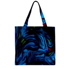 Texture Background Zipper Grocery Tote Bag by artworkshop