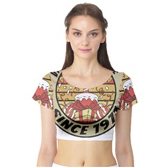 Vintage 1971 T- Shirt Vintage 1971 T- Shirt Short Sleeve Crop Top by maxcute