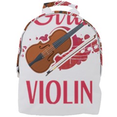 Violin T- Shirt Cool Girls Play Violin T- Shirt Mini Full Print Backpack by maxcute