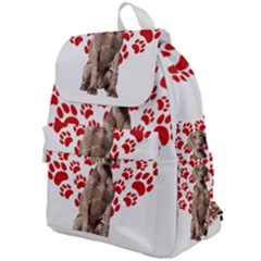 Weimaraner Gifts T- Shirt Cool Weimaraner Valentine Heart Paw Weimaraner Dog Lover Valentine Costume Top Flap Backpack