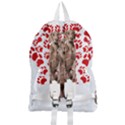 Weimaraner Gifts T- Shirt Cool Weimaraner Valentine Heart Paw Weimaraner Dog Lover Valentine Costume Foldable Lightweight Backpack View2