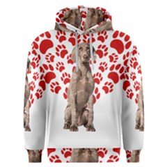 Weimaraner Gifts T- Shirt Cool Weimaraner Valentine Heart Paw Weimaraner Dog Lover Valentine Costume Men s Overhead Hoodie
