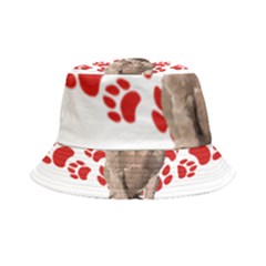 Weimaraner Gifts T- Shirt Cool Weimaraner Valentine Heart Paw Weimaraner Dog Lover Valentine Costume Inside Out Bucket Hat