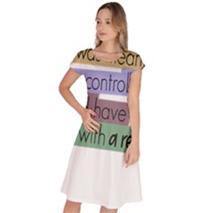 Woman T- Shirt If I Was Meant To Be Controlled I Would Have Came With A Remote T- Shirt Classic Short Sleeve Dress