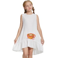 Women And Coffee T- Shirt Women All Around The World Take Their Coffee Differently  T- Shirt Kids  Frill Swing Dress