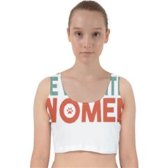 Women And Girls T- Shirtthat Dog Never Bites Women  T- Shirt Velvet Racer Back Crop Top by maxcute