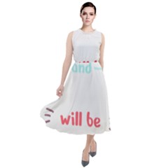 Writer Gift T- Shirt Just Write And Everything Will Be Alright T- Shirt Round Neck Boho Dress by maxcute
