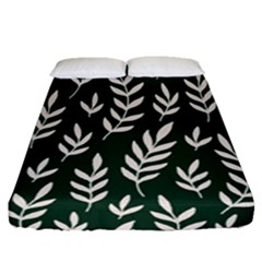 Leaves Foliage Plants Pattern Fitted Sheet (queen Size)