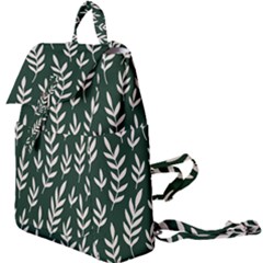 Leaves Foliage Plants Pattern Buckle Everyday Backpack by Ravend