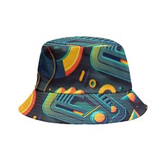 Abstract Pattern Background Bucket Hat by Ravend