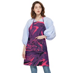 Abstract Pattern Texture Art Pocket Apron by Ravend